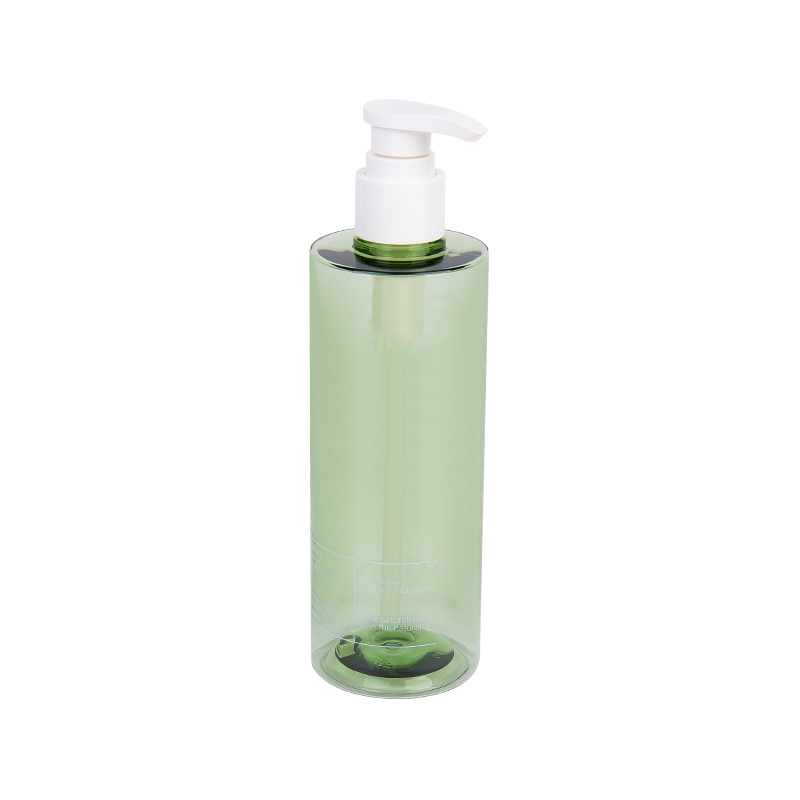 300 ml elegáns vékony zöld petg szivattyú palack