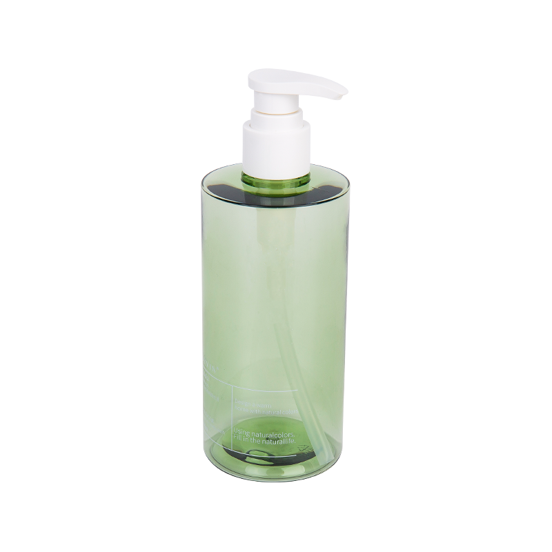 300 ml elegáns magas zöld petg szivattyú palack